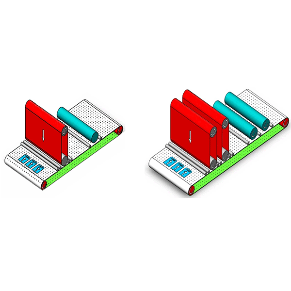 Maschine zum Entfernen rauer Grate an Blechkanten und trockenem Haaransatz